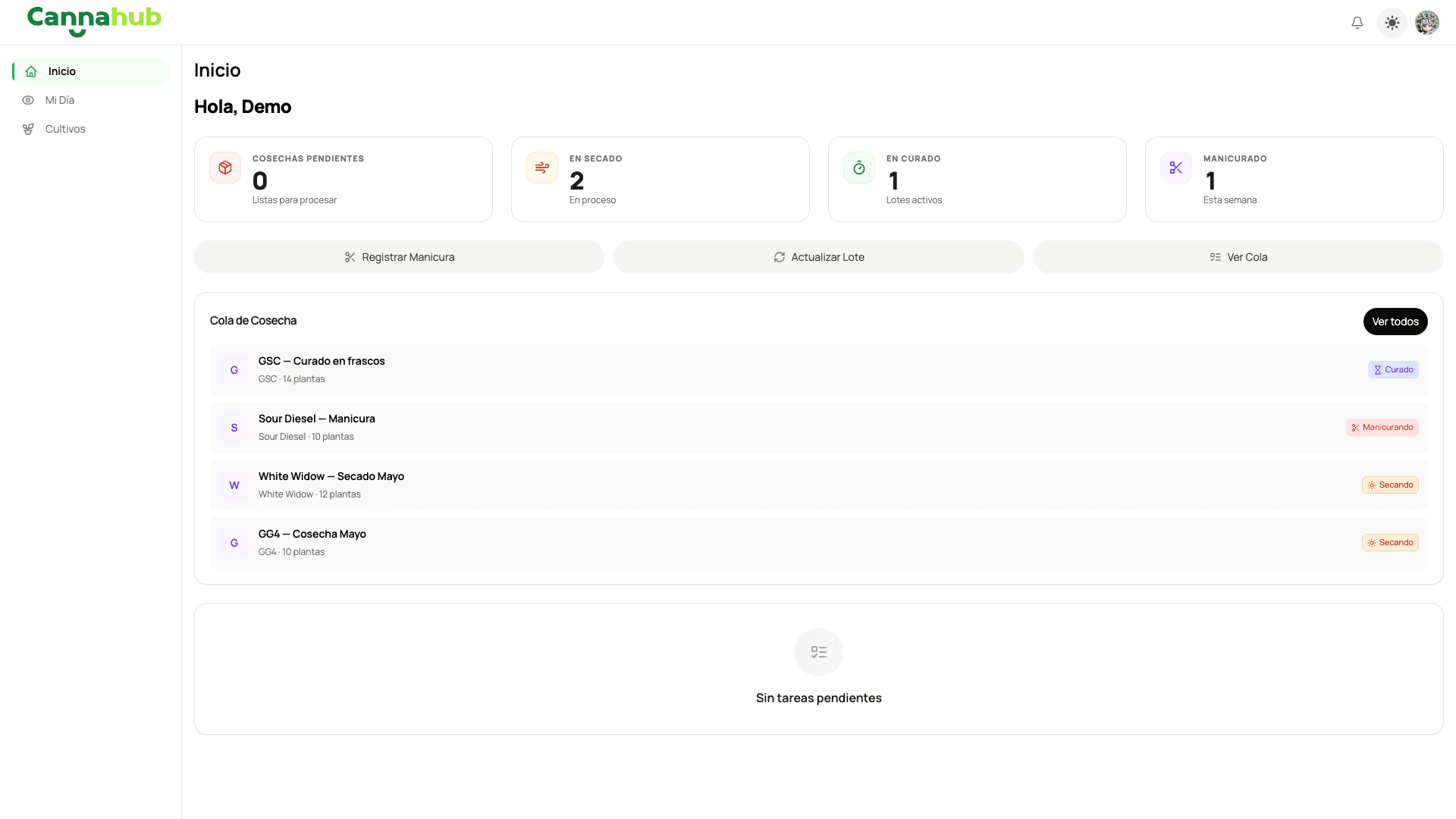 Inicio del trimmer con sus tareas de trimado